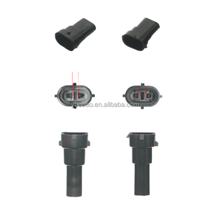 Cable conector impermeable para coche de <span class=keywords><strong>2</strong></span> pines, enchufe automotriz, enchufe de luz macho hembra, incluye sello de Terminal, Material de contacto de cobre - Product Image 1