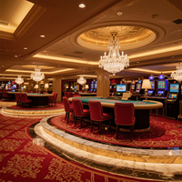 Décoration d'hôtel et de maison, tapis, moquette murale Axminster, vente en gros de laine et de nylon, utilisation en salle de billard de casino