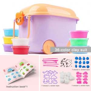 Pâte à modeler polymère souple 24 couleurs, ultra légère, non toxique, sèche à l'air, jouets de bricolage sûrs pour enfants et filles - Product Image 4