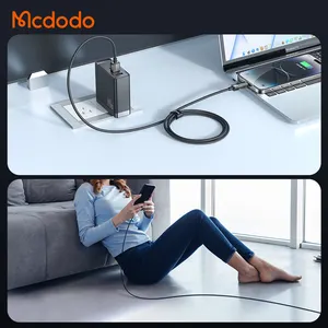 Mcdodo 362 Display Digital Auto Desligamento Cabo de Dados Transparente 1.2m para iPhone, iPad Pro, Airpods Pro