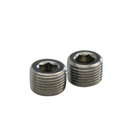 Connecteur hexagonal creux en acier inoxydable BSPT/mppt, filetage mâle, vente directe d'usine, 10 pièces
