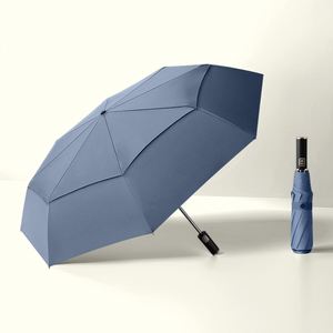 Promotion Business Gift Customize Breathable Fully Automatic Increase Fight the Storm Folding <b>Umbrella</b> Customizable Logo - Product Image 1