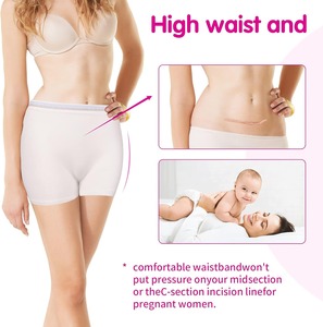 Ropa interior desechable de malla para mujer, salvavidas de cintura alta amigable con la piel para recuperación quirúrgica - Product Image 5