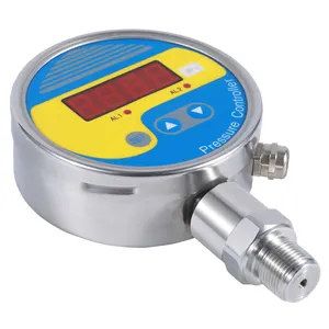 HIGHJOIN Pressure Control Gauge With LED Display Relay 4-20ma Pressure Switch For Auto Process Control