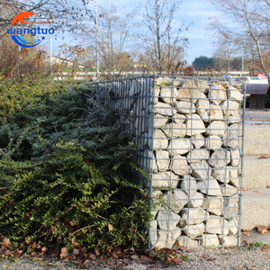 1*1*0.5M mạ kẽm hàn gabion Lồng hàng rào vườn gabion Giỏ giữ lại tường gabion hộp vườn tường dây lưới giỏ - Product Image 5