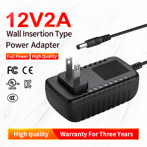 テレビボックス用DC12VからAC110v220v240v2A壁電源アダプター - Product Image 2