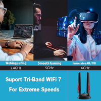9dBi WiFi 6 6E Tri-Bande 2.4GHz 5GHz 6GHz Base magnétique Antenne de jeu 868MHz Sucker Spring 5G Antenne de communication