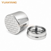 Boîte à thé en aluminium argenté de qualité alimentaire personnalisée, boîte à thé matcha, boîte à café, conteneur pour l'emballage de poudre de cacao