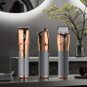 Tondeuse à <span class=keywords><strong>barbe</strong></span> et cheveux sans fil professionnelle pour hommes, lame en T réglable en acier inoxydable pour une <span class=keywords><strong>coupe</strong></span> <span class=keywords><strong>de</strong></span> précision des poils du visage - Product Image 6