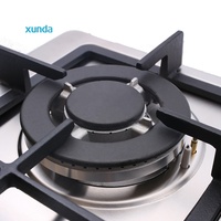 Cuisinière à gaz encastrable Xunda, 4 brûleurs, avec boutons, pour cuisine domestique, prix raisonnable