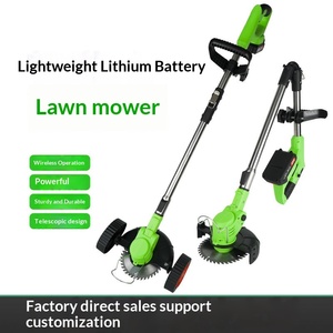 Mini Cortacésped Recargable con Batería de Litio, Desbrozadora Agrícola Multifuncional, Recortadora de Jardín Doméstica S-146, Diseño Plegable - Product Image 2