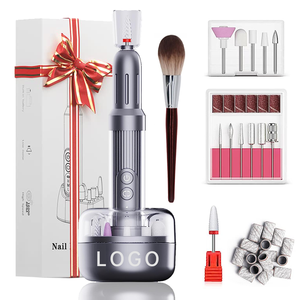 Machine à limer les ongles électrique professionnelle à 6 modes, rechargeable, ensemble de manucure et pédicure en acrylique, perceuse à ongles portable sans fil - Product Image 1