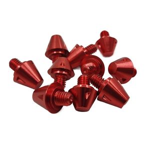 非標準カスタムカラフルアルミニウムAL7075シューズスタッド交換用ネジ式スタッドフットボールスタッドサッカースパイク - Product Image 4