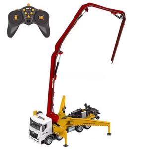 Camion pompe à béton RC en métal 2,4G SJY-1381, échelle 1/18, 11 canaux, modèle d'ingénierie en alliage, jouet - Product Image 1