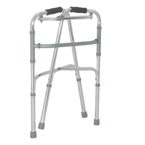 <span class=keywords><strong>Andador</strong></span> Ortopédico Plegable Ligero de Aluminio <span class=keywords><strong>para</strong></span> <span class=keywords><strong>Adultos</strong></span>, con Capacidad de 120 kg y Marco Plateado Brillante/Plateado Mate - Product Image 4