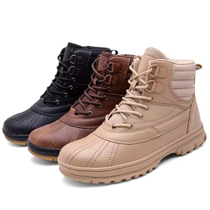 Leather Hiking <b>Boots</b> Waterproof comfort High Quality comfort Non-slip leather shoes men women Wear-resistant Hiking chukka <b>boots</b> - Product Image 3