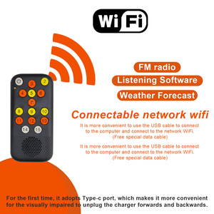 Qualità parlante inglese Daisy Player per gli ipovisti e ciechi Daisy book reader parlante Daisy Book & Media Player - Product Image 3