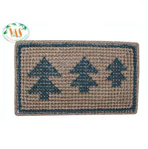 Alfombra Tejida a Mano con Estampado Animal Minimalista Escandinavo, Material Ecológico de Seagrass, Tapete para Piso, Comercio Internacional - Product Image 4