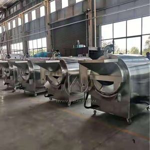 30-500 kg/lot Acier Inoxydable Chauffage Électrique Au Gaz <span class=keywords><strong>Coca</strong></span> Café Grains Pistache Graines <span class=keywords><strong>De</strong></span> Soja Noix Torréfacteur Torréfacteur - Product Image 2