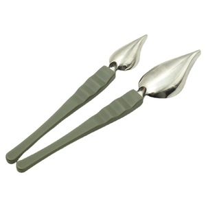 Juego de 2 cucharas de acero inoxidable Chef Season Show para decorar platos, postres y gastronomía molecular - Product Image 3