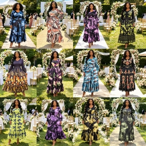 Vendita Diretta dalla Fabbrica Sheen, Abito <span class=keywords><strong>Lungo</strong></span> Maxi da Donna di Alta Qualità, Originale, Elegante, alla Moda, Taglie Forti, Plissettato Stile Miyaki, <span class=keywords><strong>Manica</strong></span> <span class=keywords><strong>Tre</strong></span> <span class=keywords><strong>Quarti</strong></span> - Product Image 4