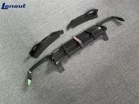 Kit de carrosserie diffuseur arrière en fibre de carbone style AE haute rigidité pour BMW X3M, kit de lèvre de pare-chocs arrière léger modifié