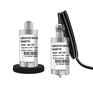 Sensor de Vibración KEHAO DC24V de 2 Cables 4-20mA, Sensor de Rigidez 0-100mm/s con Alarma de Temperatura, Montaje Roscado KH-HZD - Product Image 3