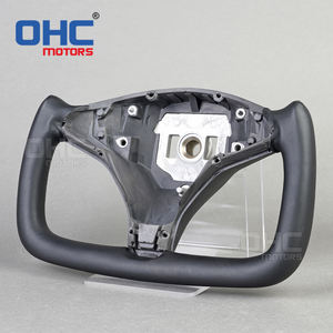 พวงมาลัยรถยนต์คาร์บอนไฟเบอร์,ปรับแต่งได้พอดีสำหรับ <span class=keywords><strong>Tesla</strong></span> รุ่น Y 3 X <span class=keywords><strong>S</strong></span> Yoke มอเตอร์ OHC - Product Image 1