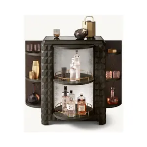 Modern Luxury Custom Cabinet Service Indoor Furniture Drinks Home Wine Bar Cabinets