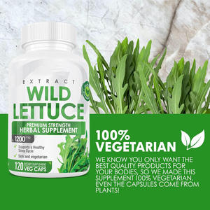 OEM kapsul selada liar alami canggih 60 suplemen <span class=keywords><strong>Herbal</strong></span> 1200mg suplemen energi Label pribadi mendukung tidur - Product Image 4