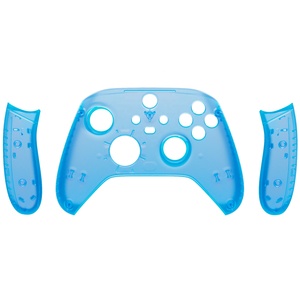 EXtremeRate Clear Replacement Shell Case for Xbox Series S <b>Controller</b> - Front Cover & Side Rails Panels Accessories - Product Image 1