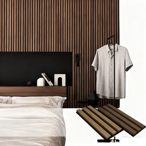 Panneaux muraux acoustiques modernes insonorisés, fonction acoustique optimale, avantage acoustique pour les salles, panneaux acoustiques en bois de placage - Product Image 4