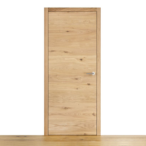 Porte de chambre moderne américaine minimaliste en <span class=keywords><strong>bois</strong></span> massif écologique Finition en mélamine Portes intérieures prémontées de style contemporain - Product Image 1