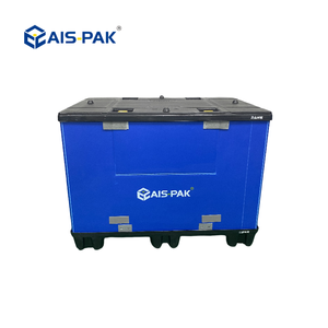 Có thể gập lại Pallet Nhựa lưu trữ lớn vận chuyển <span class=keywords><strong>container</strong></span> hàng hóa & Thiết bị lưu trữ - Product Image 6