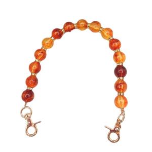 नए प्लास्टिक/राल एब्स रंगीन पत्थर के बीड हैंगिंग चेन के सामान हैंडबैग चेन गुंग्झू मॉडल - Product Image 5