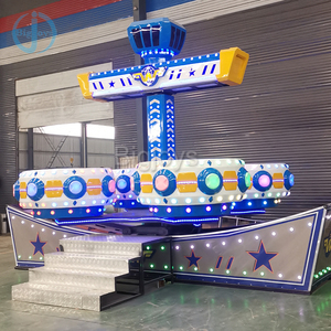 Novedoso Interesante 12 Asientos Coche Volador de Acero Niños Paseos Familiares Diversión Interior/Exterior Centro Comercial y Aeropuerto - Product Image 2