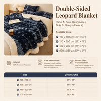 Couverture réversible en polaire sherpa et polyester, écologique, douce et chaude, en Dralon et cachemire, double couche épaisse pour lit et canapé, idéale pour l'hiver