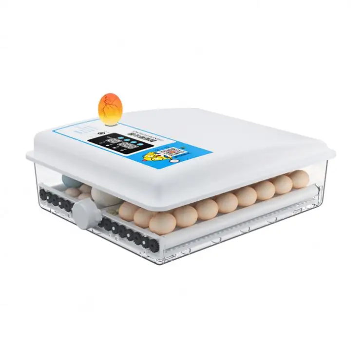 Sıcaklık kontrolü 64 yumurta Setter küçük inkübatör Online satış ve Hatcherincubator yumurta kuluçka makinesi