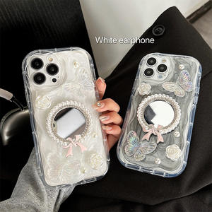 Placcatura a specchio Flip Tpu custodia per ragazze Make Up Cover Smartphone per <span class=keywords><strong>Huawei</strong></span> Y6 2019 - Product Image 4