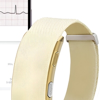 Montre connectée ECG sans écran, surveillance de l'oxygène sanguin, de la fréquence cardiaque et de la température corporelle, bracelet tissé, tracker de santé pour femmes