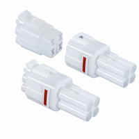 Conector de 4 Polos Macho y Hembra 6188-0004 6180-4771 DJ7043-2-11/21, Arnés de Luz Diurna LED para Automóvil