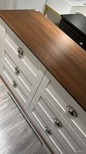 Grossista Moder Design MDF armadietto di stoccaggio in legno <span class=keywords><strong>con</strong></span> cassetti Versatile mobili per la casa camera da letto <span class=keywords><strong>cucina</strong></span> sala da pranzo uso - Product Image 3