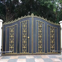 Portails en aluminium galvanisé décoratifs pour l'extérieur, fabriqués en Chine