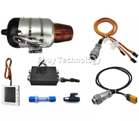 SWIWIN SW400Pro Moteur à turbine sans balais à grande poussée 40KG Jet Turbojet Brushless RC Grand modèle Turbin Avion Jouet à aile fixe