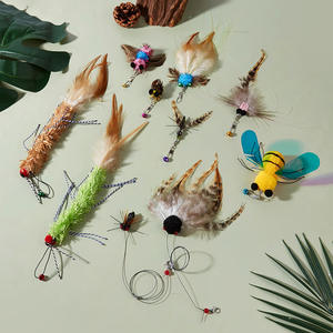 Jouet de mode moderne pour chat en plastique et TPR Simulation d'insecte Tête de remplacement amusante pour jouer avec les chiens Fournitures pour animaux de compagnie - Product Image 1