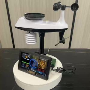 Station météo professionnelle sans fil thermomètre intérieur extérieur hygromètre baromètre anémomètre <span class=keywords><strong>pluviomètre</strong></span> avec alertes et historique - Product Image 4