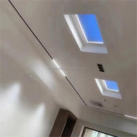 Diskon besar 300x600mm Led Panel langit-langit buatan Skylight Virtual Skylight Led cahaya matahari cahaya biru langit pencahayaan