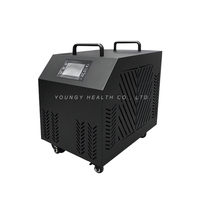 Ice Bath pemulihan ozon siklus menggunakan Air Cooled Cold Plunge Chiller 0.8HP Ice Bath Chiller dengan Filter pendingin air