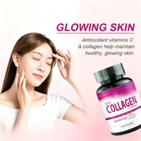 Compléments de collagène marin hydrolysé en vrac OEM, L-glutathion, vitamine C, biotine, comprimés de super collagène personnalisés pour les soins des cheveux et de la peau