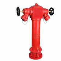 Hydrant extérieur à colonne anti-collision BS750 DN100, système d'hydrant de lutte contre l'incendie conforme à la norme britannique